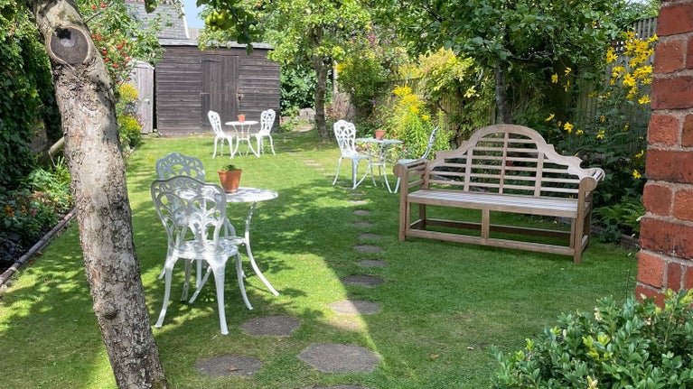 The garden at Mr Straw's House